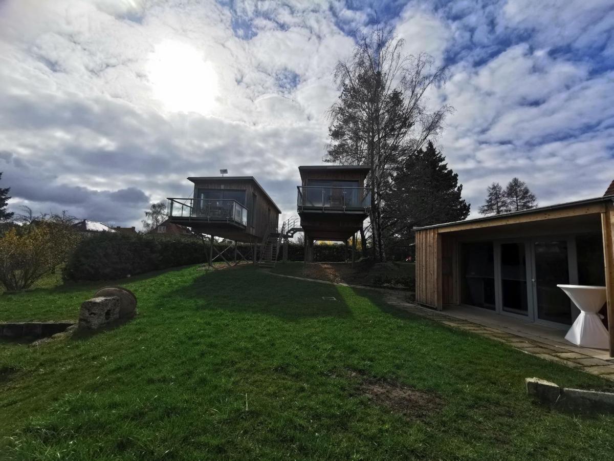 Baumhaus Und Tinyhaus Villa Mühlhausen Exterior foto