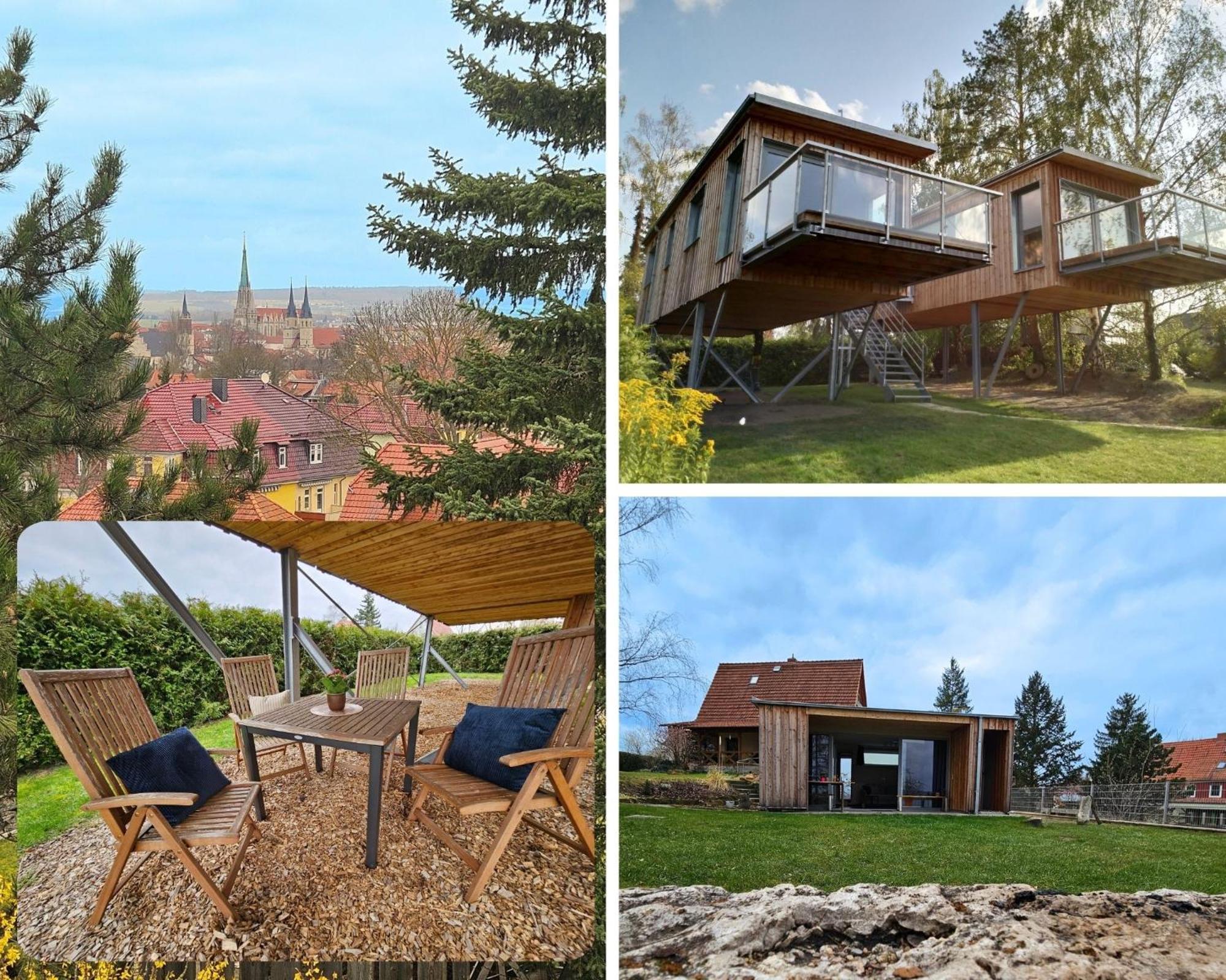 Baumhaus Und Tinyhaus Villa Mühlhausen Exterior foto