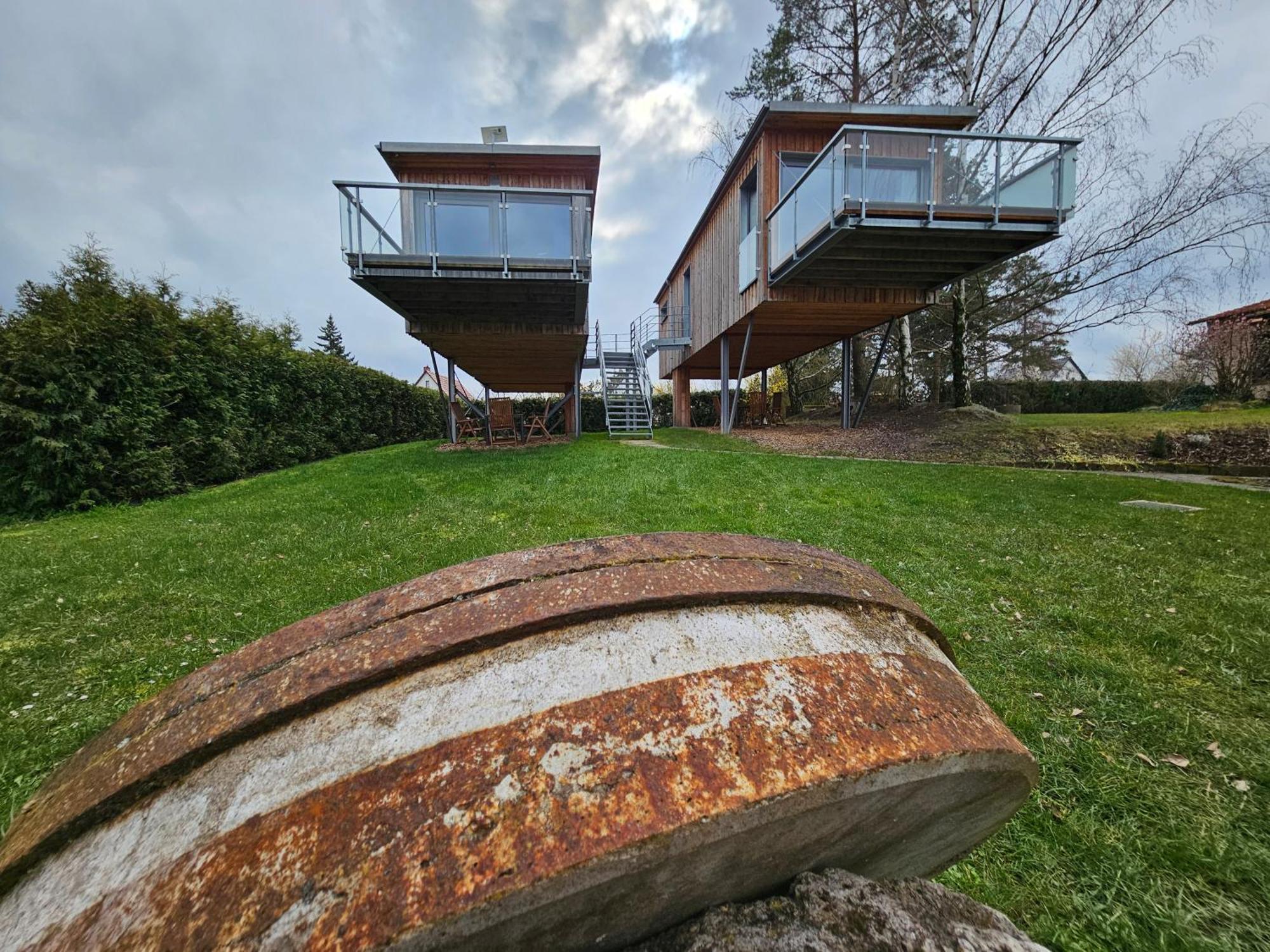 Baumhaus Und Tinyhaus Villa Mühlhausen Exterior foto