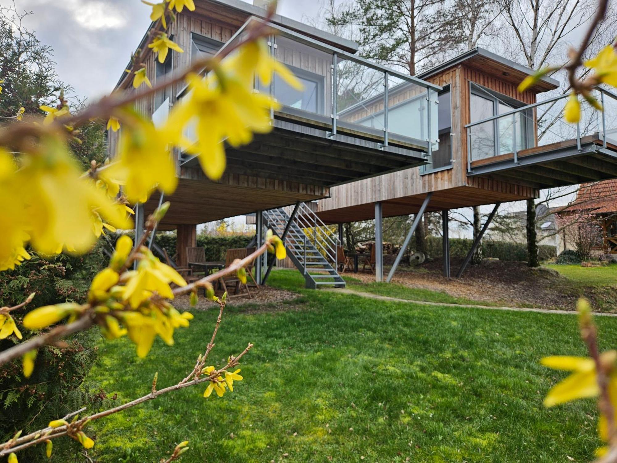 Baumhaus Und Tinyhaus Villa Mühlhausen Exterior foto