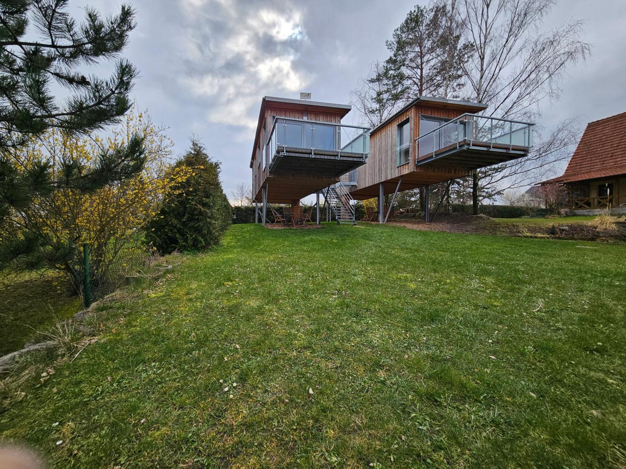 Baumhaus Und Tinyhaus Villa Mühlhausen Exterior foto