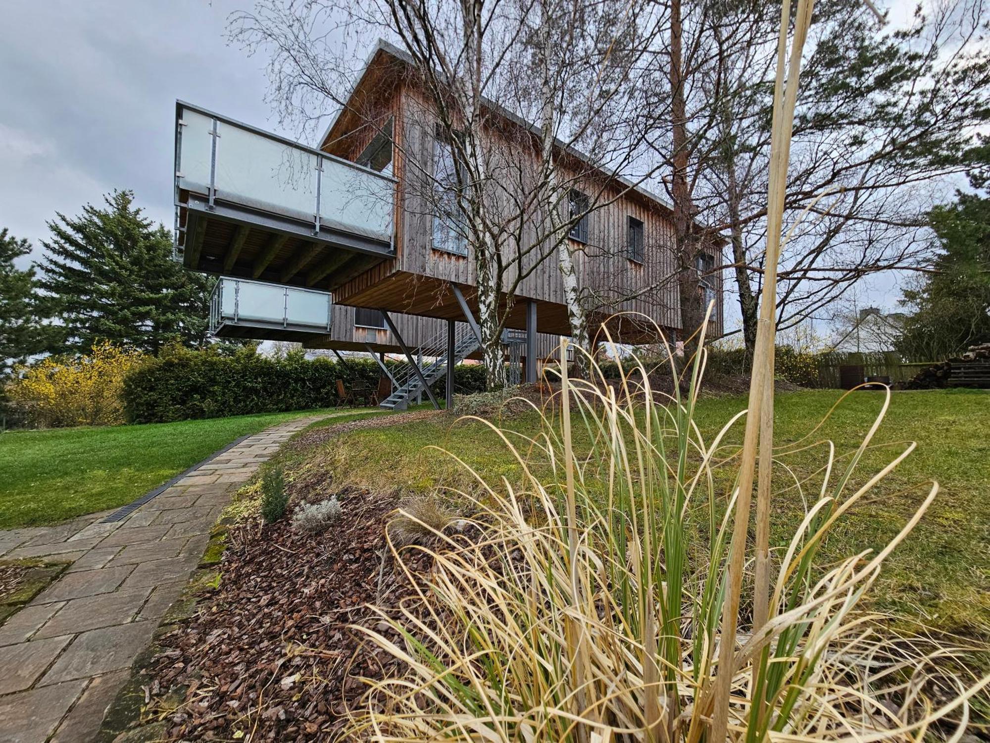 Baumhaus Und Tinyhaus Villa Mühlhausen Exterior foto